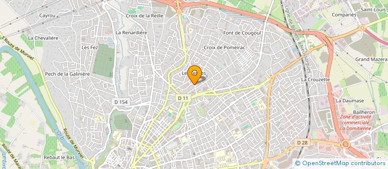 localisation de l'entreprise MADAME AMBRE BORDERA-APPARICIO SANAHUJA à BEZIERS