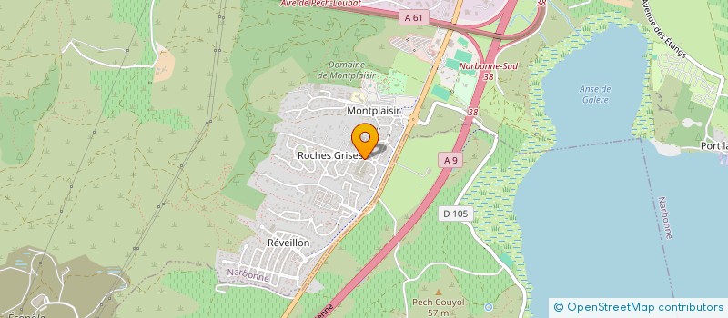 localisation de l'entreprise MADAME AMBRE BOUALAKA  NARBONNE