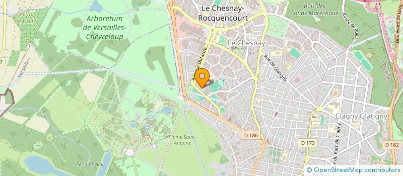 localisation de l'entreprise MADAME AMBRE BOURDARIE  LE CHESNAY-ROCQUENCOURT