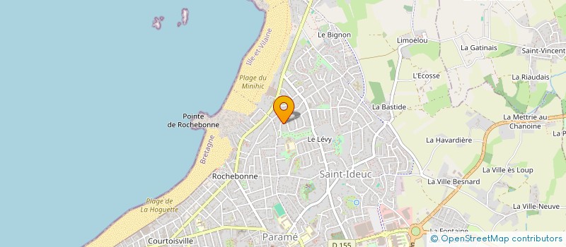 localisation de l'entreprise MADAME AMBRE BRESSET-L'HOSTIS  SAINT-MALO