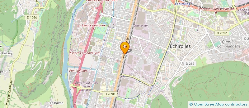 localisation de l'entreprise MADAME AMBRE CALABRO  ECHIROLLES