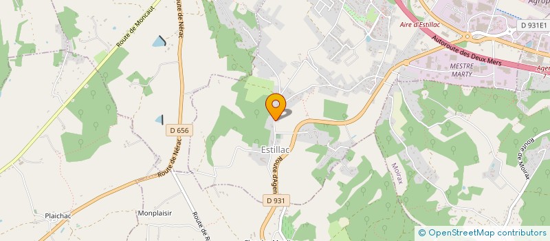 localisation de l'entreprise MADAME AMBRE CAMBOULIN  ESTILLAC