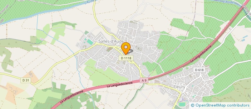 localisation de l'entreprise MADAME AMBRE CAPDEVILLE  SALLES-D'AUDE