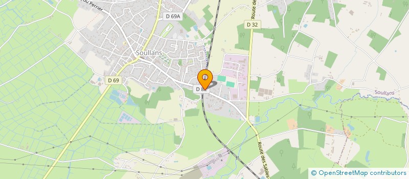 localisation de l'entreprise MADAME AMBRE CAPRON  SOULLANS