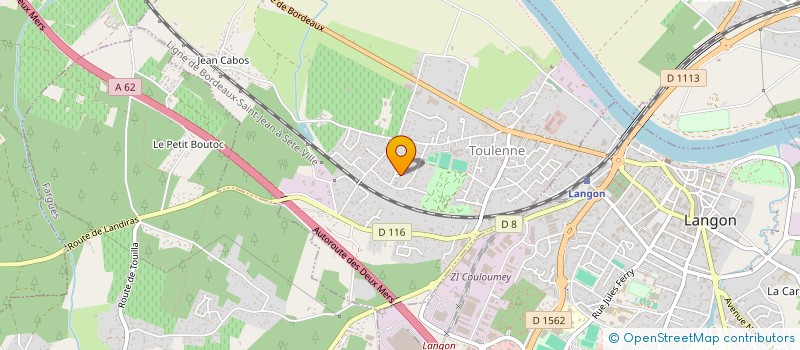 localisation de l'entreprise MADAME AMBRE CASTAGNET  TOULENNE