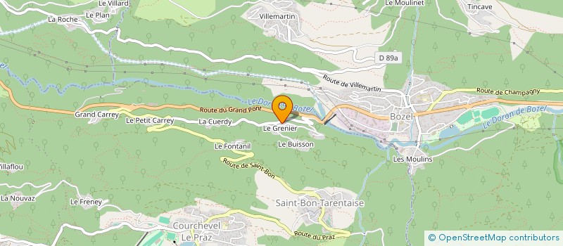 localisation de l'entreprise MADAME AMBRE CHEVALLIER à COURCHEVEL