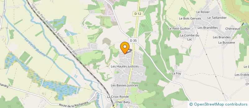 localisation de l'entreprise MADAME AMBRE CLEMENT à MOUTHIERS-SUR-BOEME