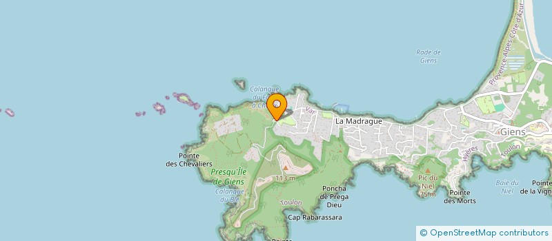 localisation de l'entreprise MADAME AMBRE COMTE  HYERES