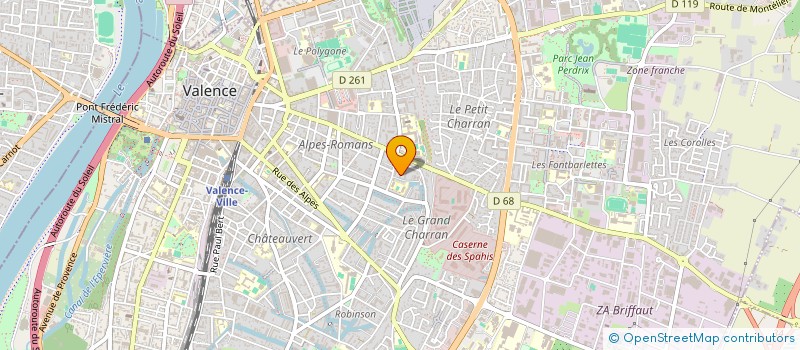 localisation de l'entreprise MADAME AMBRE CONTON à VALENCE