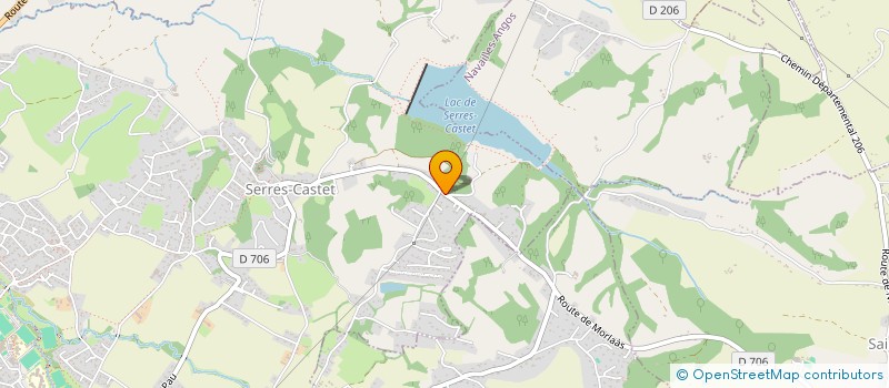 localisation de l'entreprise MADAME AMBRE COUBRIS  SERRES-CASTET