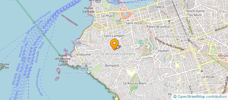 localisation de l'entreprise MADAME AMBRE CRESTA  MARSEILLE