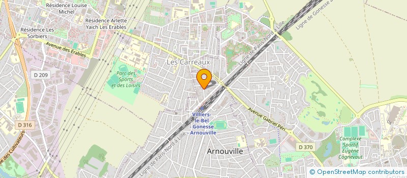 localisation de l'entreprise MADAME AMBRE DANGLARD  ARNOUVILLE