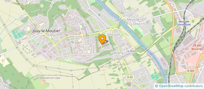 localisation de l'entreprise MADAME AMBRE DE CRESCENZO  JOUY-LE-MOUTIER