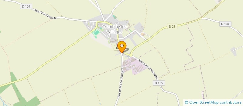 localisation de l'entreprise MADAME AMBRE DE MOURA à TREMBLAY-LES-VILLAGES