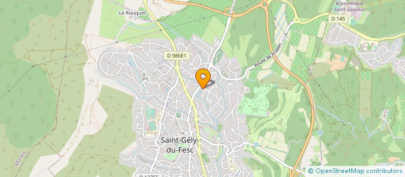 localisation de l'entreprise MADAME AMBRE DELIGNY à SAINT-GELY-DU-FESC