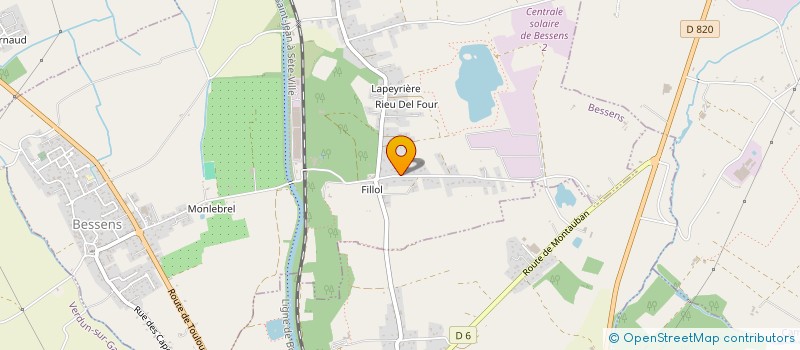 localisation de l'entreprise MADAME AMBRE DELPONT  BESSENS