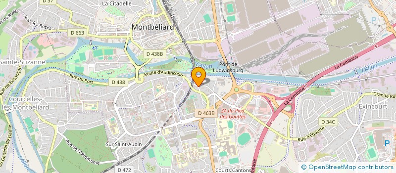 localisation de l'entreprise MADAME AMBRE DEMARLE à MONTBELIARD