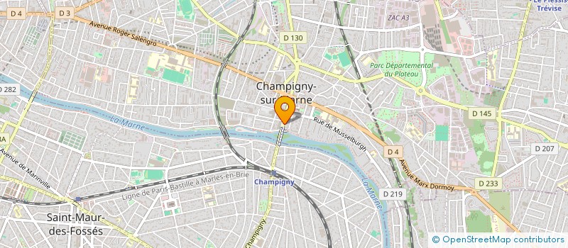 localisation de l'entreprise MADAME AMBRE DEZAIRE à CHAMPIGNY-SUR-MARNE