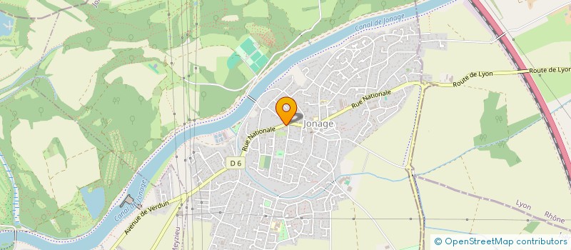 localisation de l'entreprise MADAME AMBRE DIALLO  JONAGE