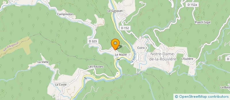 localisation de l'entreprise MADAME AMBRE DION  SAINT-ANDRE-DE-MAJENCOULES