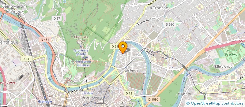 localisation de l'entreprise MADAME AMBRE DUCHATEAU-HACHE  GRENOBLE