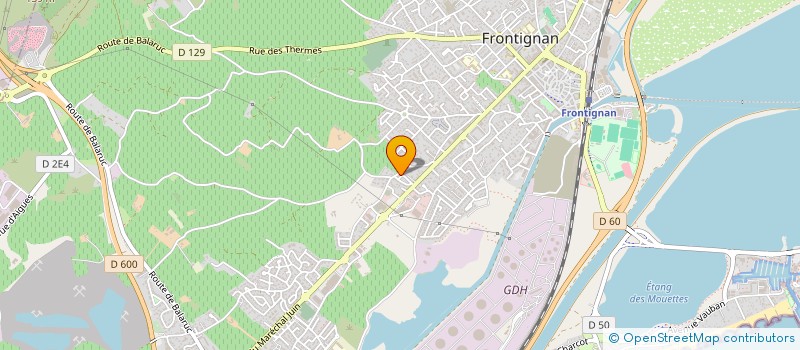 localisation de l'entreprise MADAME AMBRE DUGOUJON à FRONTIGNAN