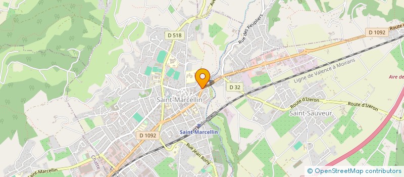 localisation de l'entreprise MADAME AMBRE DUMAS  SAINT-MARCELLIN