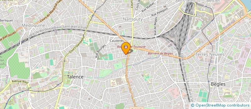 localisation de l'entreprise MADAME AMBRE DUPONT  TALENCE