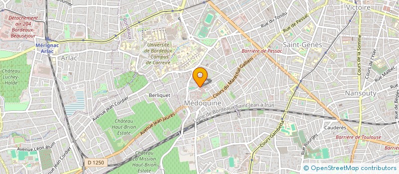 localisation de l'entreprise MADAME AMBRE DUQUESNE  BORDEAUX