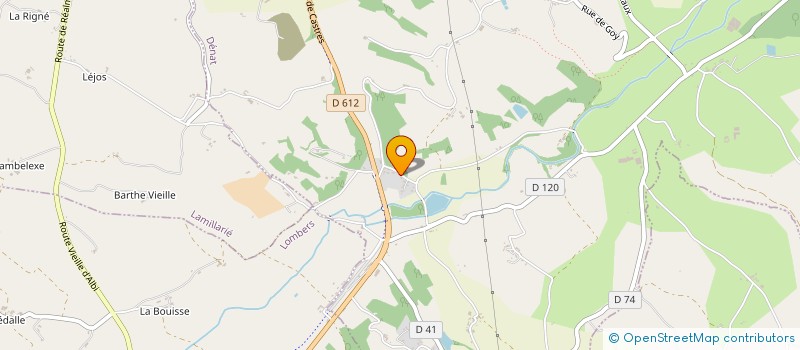 localisation de l'entreprise MADAME AMBRE DURAND  DENAT