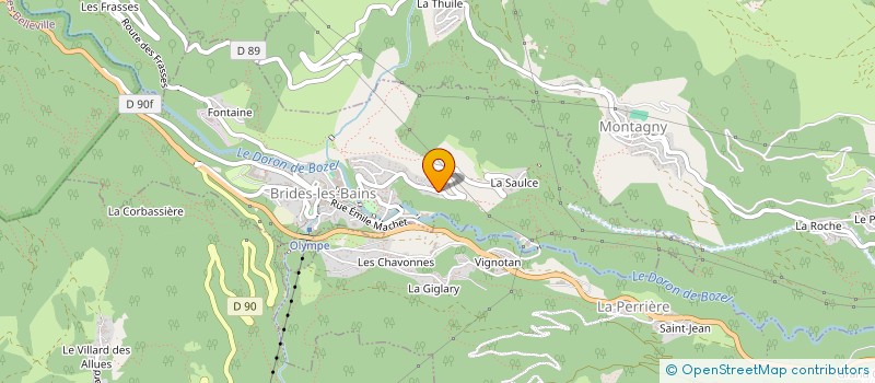 localisation de l'entreprise MADAME AMBRE DUVAL  BRIDES-LES-BAINS