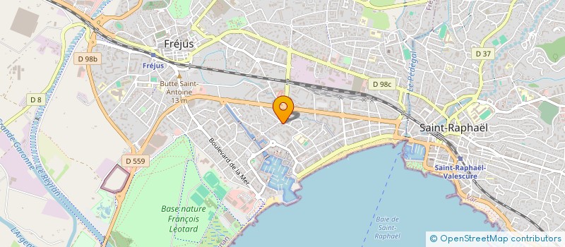 localisation de l'entreprise MADAME AMBRE ELIEN à FREJUS