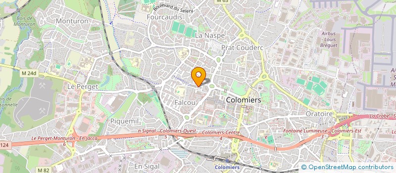 localisation de l'entreprise MADAME AMBRE FONTAINE à COLOMIERS