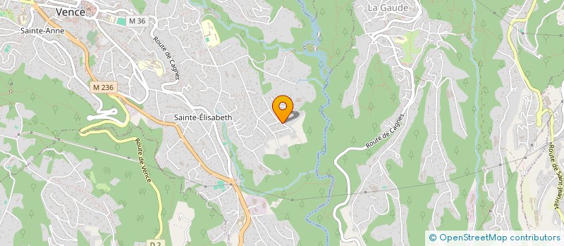 localisation de l'entreprise MADAME AMBRE GAUDE à VENCE