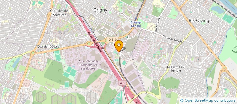 localisation de l'entreprise MADAME AMBRE GAUVAIN  GRIGNY