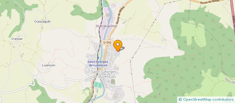 localisation de l'entreprise MADAME AMBRE GINESTE  SAINT-GEORGES-DE-LUZENCON