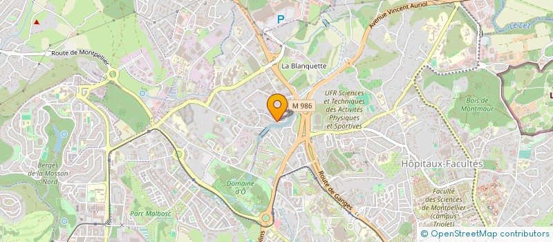 localisation de l'entreprise MADAME AMBRE GRANIER à MONTPELLIER