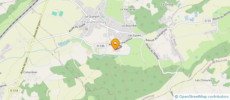 localisation de l'entreprise MADAME AMBRE GUERIN  CHARANTONNAY