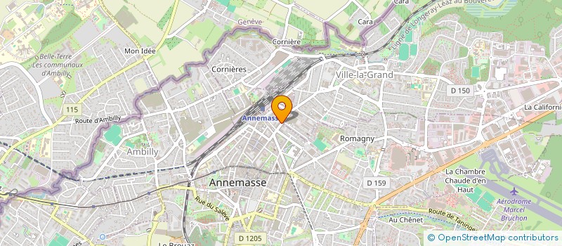 localisation de l'entreprise MADAME AMBRE GUICHARD  ANNEMASSE