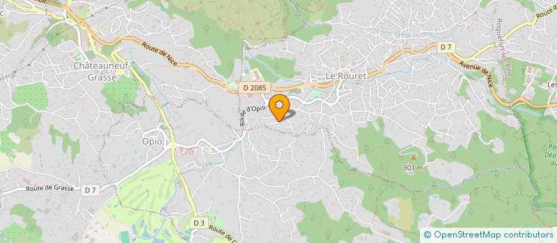 localisation de l'entreprise MADAME AMBRE GUILLARD  LE ROURET