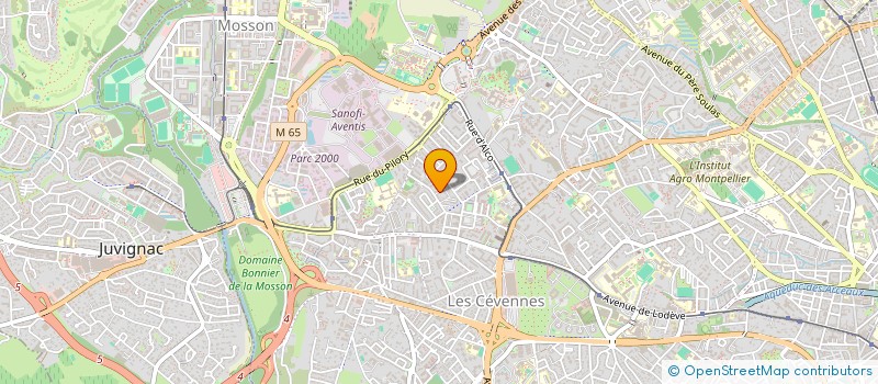 localisation de l'entreprise MADAME AMBRE GUINAMANT à MONTPELLIER