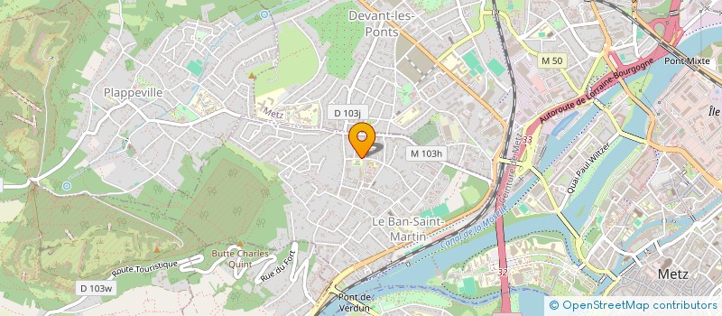 localisation de l'entreprise MADAME AMBRE GURY  LE BAN-SAINT-MARTIN