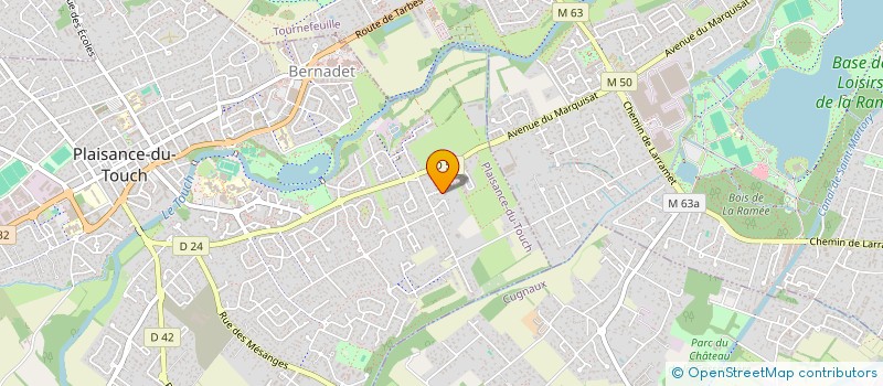 localisation de l'entreprise MADAME AMBRE HERNANDEZ TALLANDIER  PLAISANCE-DU-TOUCH