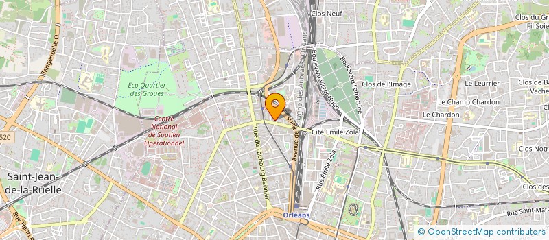 localisation de l'entreprise MADAME AMBRE HOUACHEM  ORLEANS