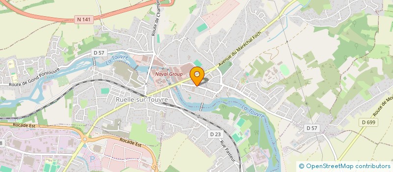 localisation de l'entreprise MADAME AMBRE JAVELAUD  RUELLE-SUR-TOUVRE