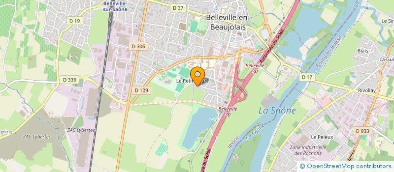 localisation de l'entreprise MADAME AMBRE JONNERY à BELLEVILLE-EN-BEAUJOLAIS