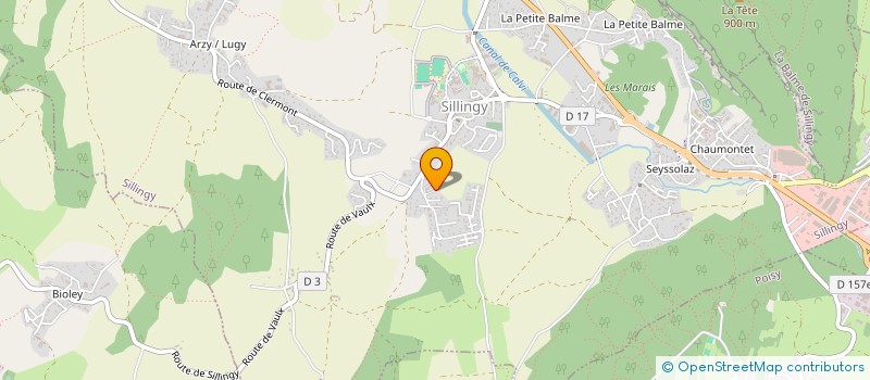 localisation de l'entreprise MADAME AMBRE KAUFFEISEN  SILLINGY