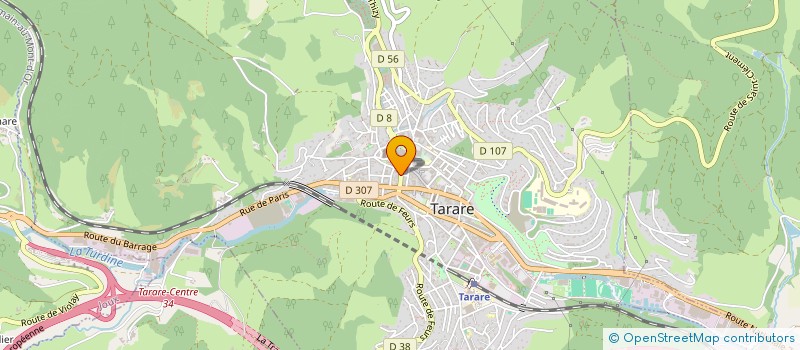 localisation de l'entreprise MADAME AMBRE LAFAURIE  TARARE