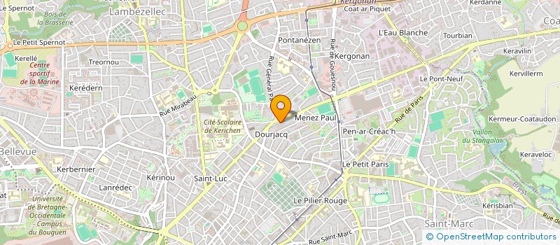 localisation de l'entreprise MADAME AMBRE LANNUZEL à BREST