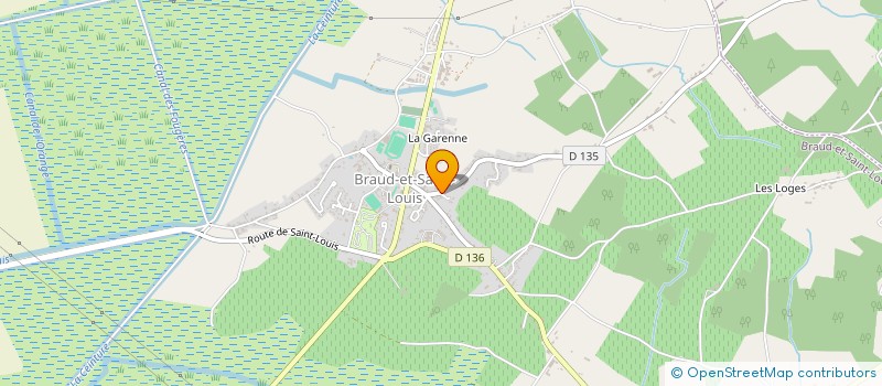 localisation de l'entreprise MADAME AMBRE LE FLECHER  BRAUD-ET-SAINT-LOUIS